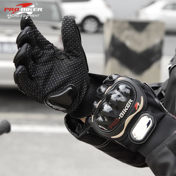 Sports de plein air Pro Biker Moto gants doigt complet Moto Moto Motocross équipement de protection Guantes course Glove286i