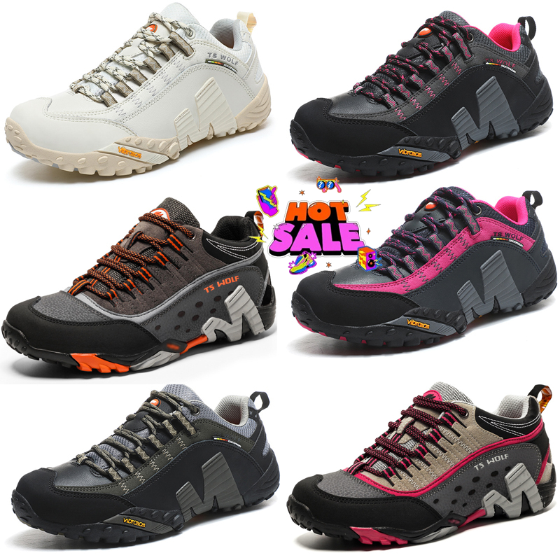 Outdoor Sports Pro-Mountain Hiking Boots, Men & Women Trekking Shoes, Wear Resisting Walking Footwear Rock Climbing Shoes Summer Eur 39-45