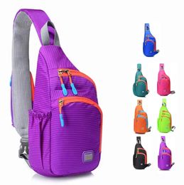 Outdoor sports storage shoulder women's crossbody fashionable and casual chest bag, outdoor cycling backpack