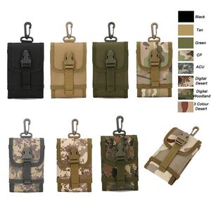 Sports de plein air Tactique Sac À Dos Sac Gilet Équipement Accessoire Camouflage Multifonctionnel Molle Tacitcal Cell Pone Pouch NO11-901