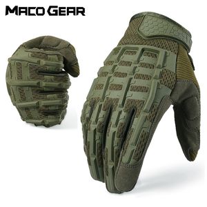 Outdoor Sport Tactische Handschoenen Volledige Vinger Lange Camo Handschoen Leger Antiskip Gear Airsoft Fietsen Schieten Paintball Mannen 220613