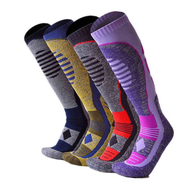 Chaussettes épaisses pour Sports de plein air, cyclisme, Snowboard, escalade, Camping, randonnée, neige, bas chauds d'hiver pour hommes, MJ Y1222