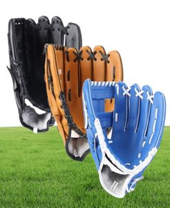 Buitensporten drie kleuren honkbalhandschoen softbal oefenapparatuur maat 105115125 linkerhand voor volwassen man vrouw trein Q018320172