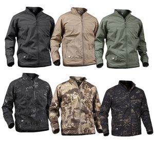 Camouflage coupe-vent tactique veste extérieure sportive bois bois de chasse vêtements de tir manteau de combat vêtements No05-208