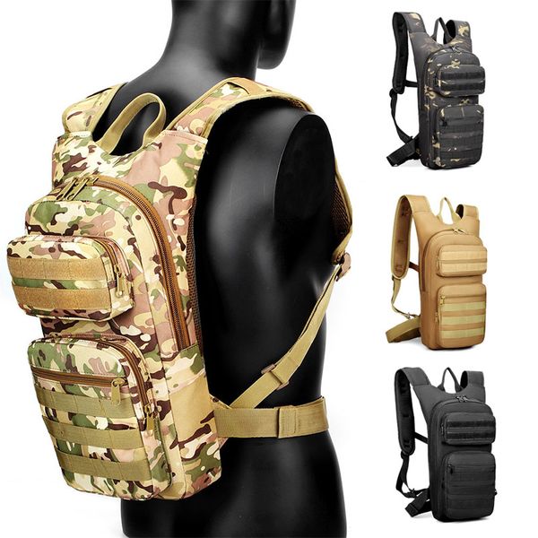 Sac de camouflage pour Sports de plein air, pochette tactique Molle, pochette d'eau, sac d'hydratation, Combat d'assaut NO11-621