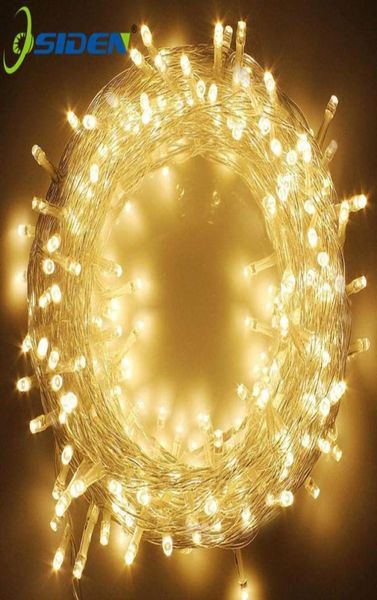 Lumières à cordes extérieures 20m 200 Lumières intérieures décoratives avec modes 8flash 220 V Lumière de fée pour Noël Mariage en jardin y28833916