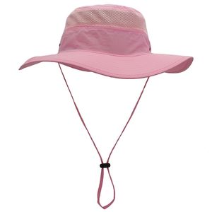 Outdoor Sun Fishing Hat Sun UV-bescherming Zomer Boonie Wide Brim Safari Vissen Cap voor Man en Vrouwen Emmer Hoed voor Wandelen