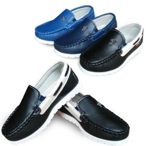 Chaussures d'extérieur antidérapantes en cuir PU pour garçons, 1 paire, support d'arc orthopédique, chaussures souples pour bébés et enfants