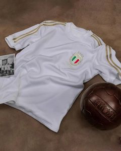 Outdoor T-Shirts/24 Zomer mannen Voetbal Jersey Italiaanse Nationale 125th Anniversary Voetbal Herdenkingsmunt Jersey Custom Shirt 230726