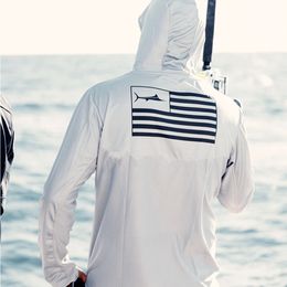 Camisetas al aire libre Bill Gear Fish Gear Mens de manga larga sudadera con capucha de pesca en camuflaje de camuflaios Rendimiento de pescación Camisa de Pesca Fishing Sun Jerseys 230814
