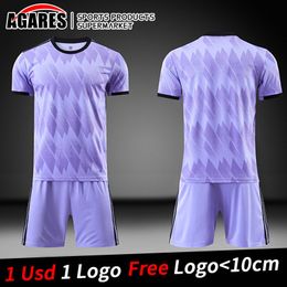 T-shirts en plein air Boys enfants survivant des maillots de football kits masculins uniformes de foot