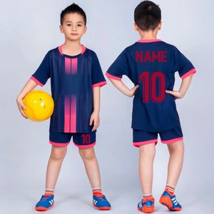 Camisetas al aire libre Camisetas de fútbol para niños personalizados Conjuntos Niños Niñas Uniforme de fútbol Ropa deportiva Niños jóvenes Uniformes de entrenamiento de fútbol Chándales 230215