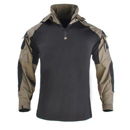 Outdoor T-shirts Han Wild tactisch shirt jachtkleding Combat Uniform Camouflage T-shirt Army Airsoft Equipment Men Men Clothing 221027