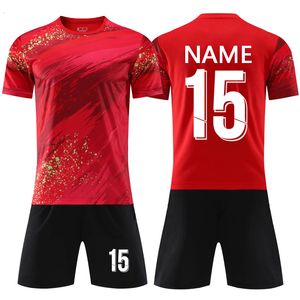 Camisetas al aire libre Men Boys Soccer Uniforms Youth Futbol KitBol KitSteam Football Jerseys Jerseys para niños Aldult Soccer Tee Shirts Traje Customize 230817