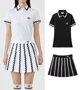 T-shirts d'extérieur pour hommes Polos pour femmes Chemise de golf / Jupes Costume d'été Polos à manches courtes pour femmes A-Line Jupes Ensemble de vêtements UT004 230222