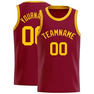 T-shirts d'extérieur personnalisés votre propre maillot de basket-ball, chemise de sport imprimée, nom d'équipe personnalisé, numéro pour hommes, uniforme de basket-ball pour jeunes 231012