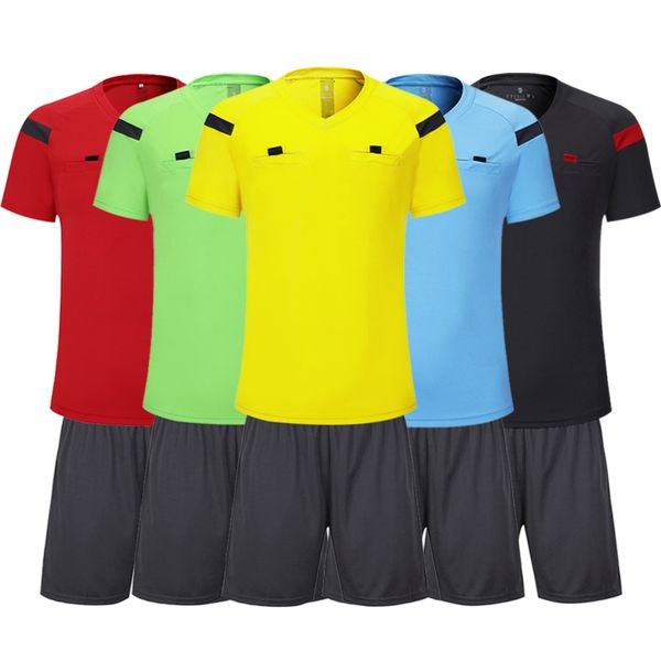T-shirts en plein air Shinestone maillot de football hommes professionnels arbitre uniforme short thaïlandais ensembles survêtements de football 230221