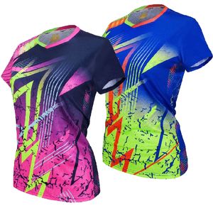 T-shirts d'extérieur Vêtements de sport Vêtements de badminton Chemises Femmes Chemise de tennis de table de golf Uniformes de tennis de table Jersey Vêtements de sport à séchage rapide 230923