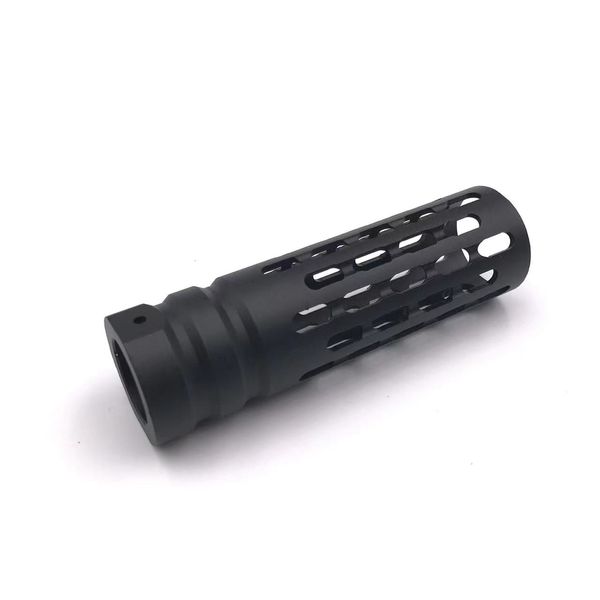 Accesorios tácticos al aire libre Buje de 19 mm Adaptador M2 de metal silenciador en línea para Gel Blaster Airsoft AEG GBB Sin función de aluminio