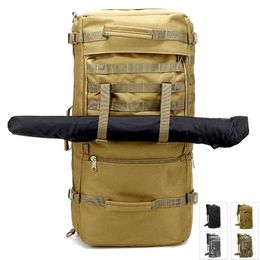 Outdoor Tactical Rugzak 50L Large Molle Army Military Bags Multifunctionele Trekking Hunting Camp Wandelen Schouder Handtas Bagage Y0721