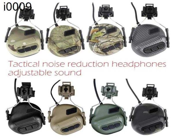 Outdoor Tactical Electronic Shooting Earmuff Anti-Noise Headphone Amplification Protection auditive Casque Casquet Accessoires 1230