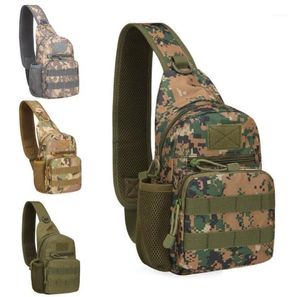 Buiten Tactische wandelzak Leger Shoudler Tas Water Molle Camping Tassen Borst Body Sling Single Shoulder Backpack14253295