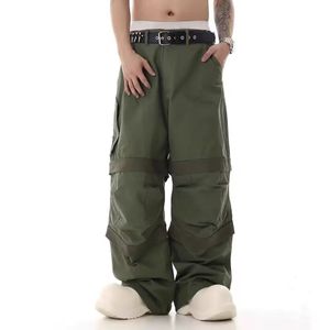 Pantalon de survêtement d'ingénierie Parachute multi-poches tactique d'extérieur pour hommes et femmes, pantalon de jogging à cordon de serrage