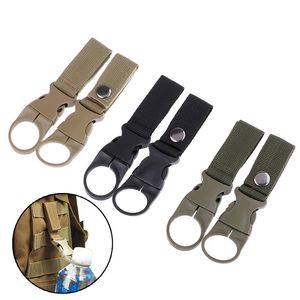 Outdoor Tactische Nylon Drankfles Linthaak Multifunctionele Bergbeklimmen Gesp Draagbare Waterfleshaak Mineraalwater Clip Gesp