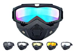 Buiten Tactical Sport Winddichtmasker Goggles HD Motorfietsglazen TPU Snowboard Eyewear Cycling Riding motorcross zonnebrillen237758857013