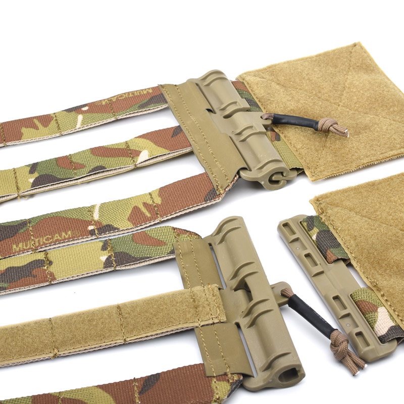Outdoor Tactical Vest 3-Band Skeletal Cummerbund with Quick Release Buckle for JPC AVS XPC Vest