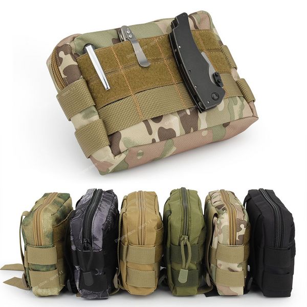 Petit sac de rangement extérieur pour outils multiples, sac tactique, outil de Camouflage Portable, sac de taille, Camping, randonnée, outils d'extérieur, outils tactiques outdoor tools