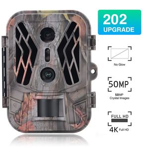 Caméra de sentier en plein air 50MP 4K HD Night Vision Trap Game Induction infrarouge induction déclenchée PO Video Waterpoof Wildlife Scouting Cam 240428