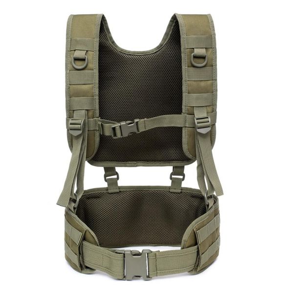 Entrenamiento al aire libre cinturón de batalla acolchado tirante desmontable correas de combate cinturón de servicio con almohadillas cómodas enteras1617831