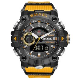 Outdoor Trendy Sports Luminous waterdichte horloge Elektronisch horloge Nieuwe enkele beweging Multifunctionele functie Mens Watchetl1