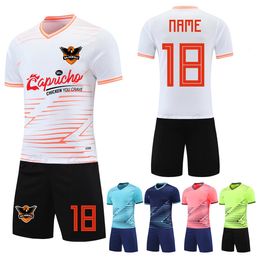 Outdoor T-shirts Volwassen Kinderen Voetbal Jersey Set Mannen Survetement Voetbal Kit Uniformen Aangepaste Kinderen Futbol Training Shirts Korte Pak 230821