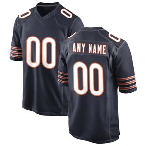 T-shirts d'extérieur Maillot de football américain personnalisé Jeu de Chicago Personnalisé Votre nom N'importe quel numéro Tous cousus S5XL 230221