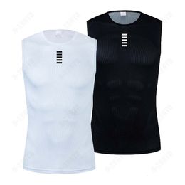 Camisetas al aire libre Ciclismo Altewear Sport Base Base Base White Jersey Reflective Complective Men Undershirt Suco seca Elastici Road Bike 230425