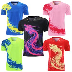 Outdoor T -shirts Dragon Chinese nationale tafel tennisjerseys voor mannen Vrouwen kinderen China ping pong t -shirt tafel uniformen kleding 230204