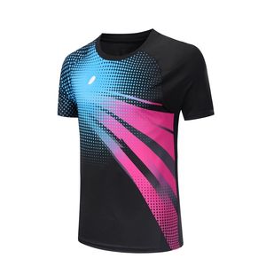 T-shirts d'extérieur Style Tennis de Table, vêtements avec impression, chemises à manches courtes pour hommes, uniformes de compétition à séchage rapide, 230204
