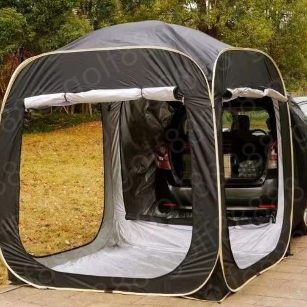 tentes de tente de tunnel extérieur pour ombre extension extérieure SUV Connexion de voiture hors route Tengate tente tente de camping de camping extérieur Cover Universal Simple