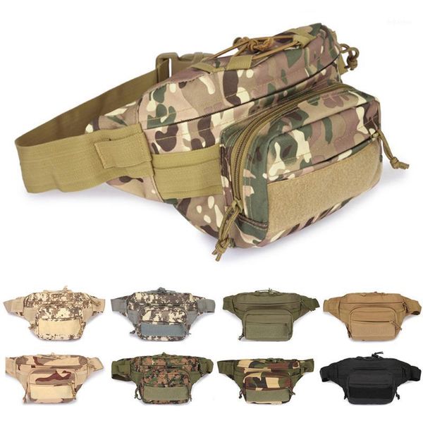 Sacs de taille en plein air tactique étanche Pack sac à bandoulière Molle Camping cyclisme escalade randonnée chasse ceinture pochette