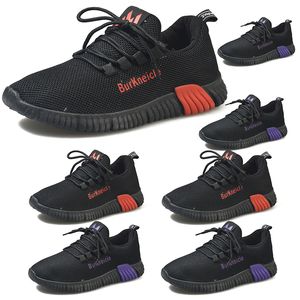 Chaussures de course en plein air pour femmes triple noir rouge violet maille respirante baskets de sport confortables baskets taille 35-40