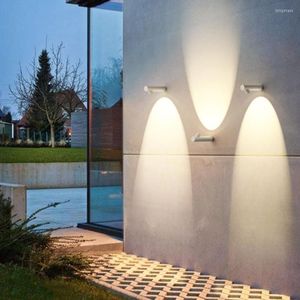 Buiten Wall Lamp Modern Simple Light Waterdichte IP65 Deccoratietuin veranda Courtyard Balkon Door SCONCES