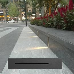 Lámparas de pared para exteriores, luz Led empotrada de 3W para escaleras, luces de calle de esquina para interiores y exteriores, lámparas decorativas para escaleras crestech168