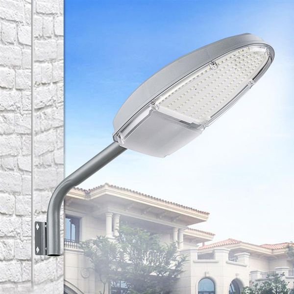 Lámparas de pared para exteriores Luz de calle LED Lámpara de iluminación de seguridad continua a prueba de agua para Road Driveway Park con enchufe de la UE (24W blanco) # 6