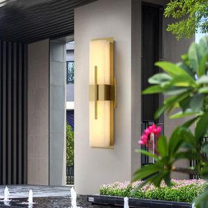 Buiten wandlampen Modern koper Waterdichte IP65 Montage Lamp Led verlichting Tuin Porch SCONCE LICHT 96/220V LUMINIREOUTDOOR