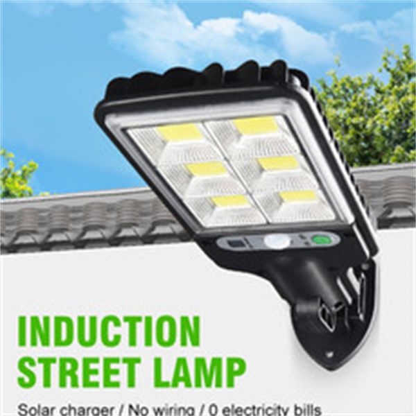 Lámparas de pared para exteriores Sensor Street Solar Light PIR Sensor de movimiento Garden Wall Outdoor Lamp Impermeable, control remoto 3 modos, seguridad jardín patio luz de inundación