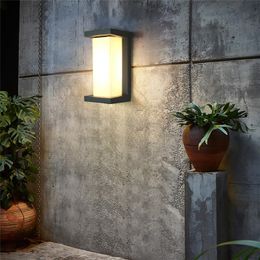 Outdoor Wall Porch Lights Led Wall Sconces IP65 lichten armatuur 3-speed dimbare muur armatuur warme witte koude witte natuur wit