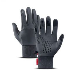 Extérieur chaud gants coupe-vent écran tactile hydrofuge antidérapant résistant à l'usure sports d'équitation gants de ski hiver