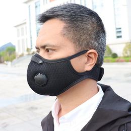 Masque de gaze lavable extérieur Masque de filtre à carbone activé à trépas